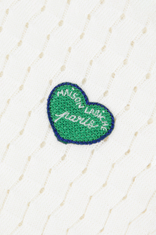 hartjes polo groen