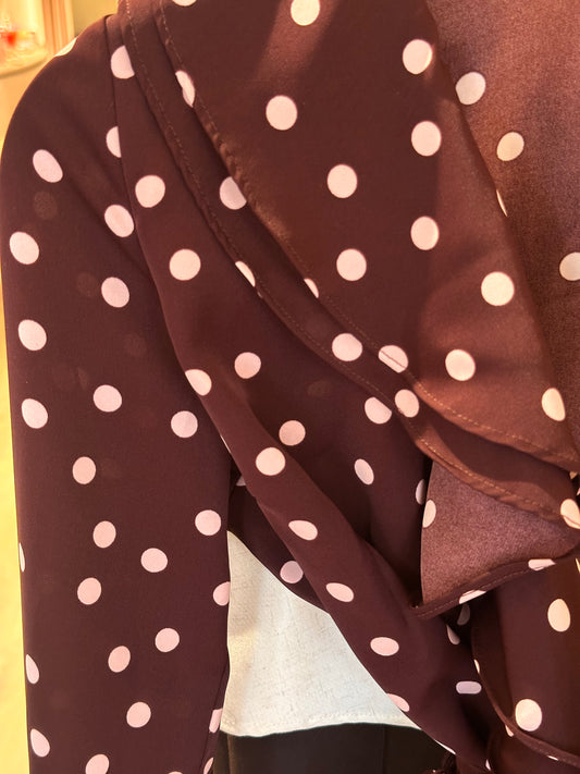 Aubergine Kleurige Top - Dot