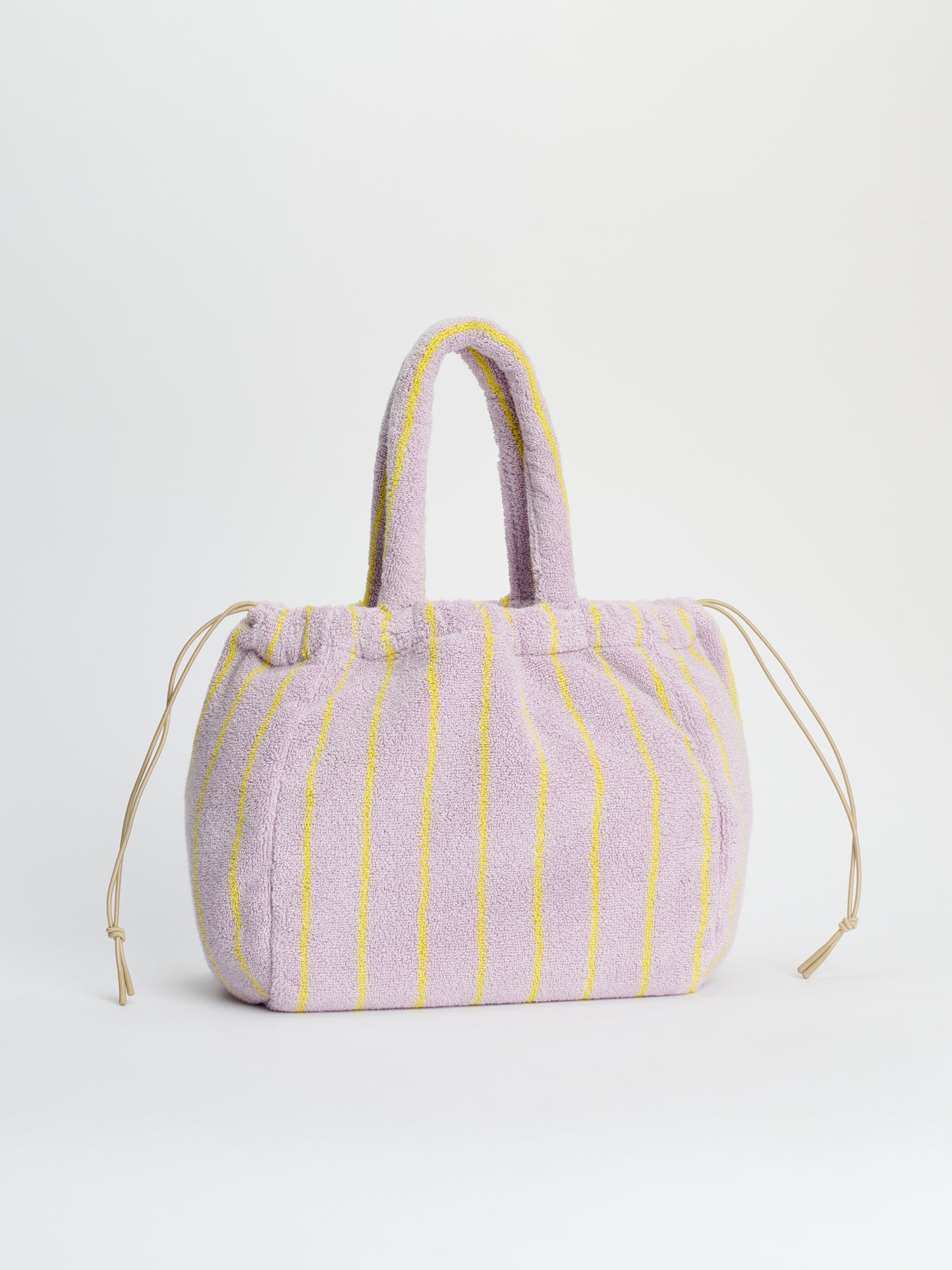 Lila badstof tas