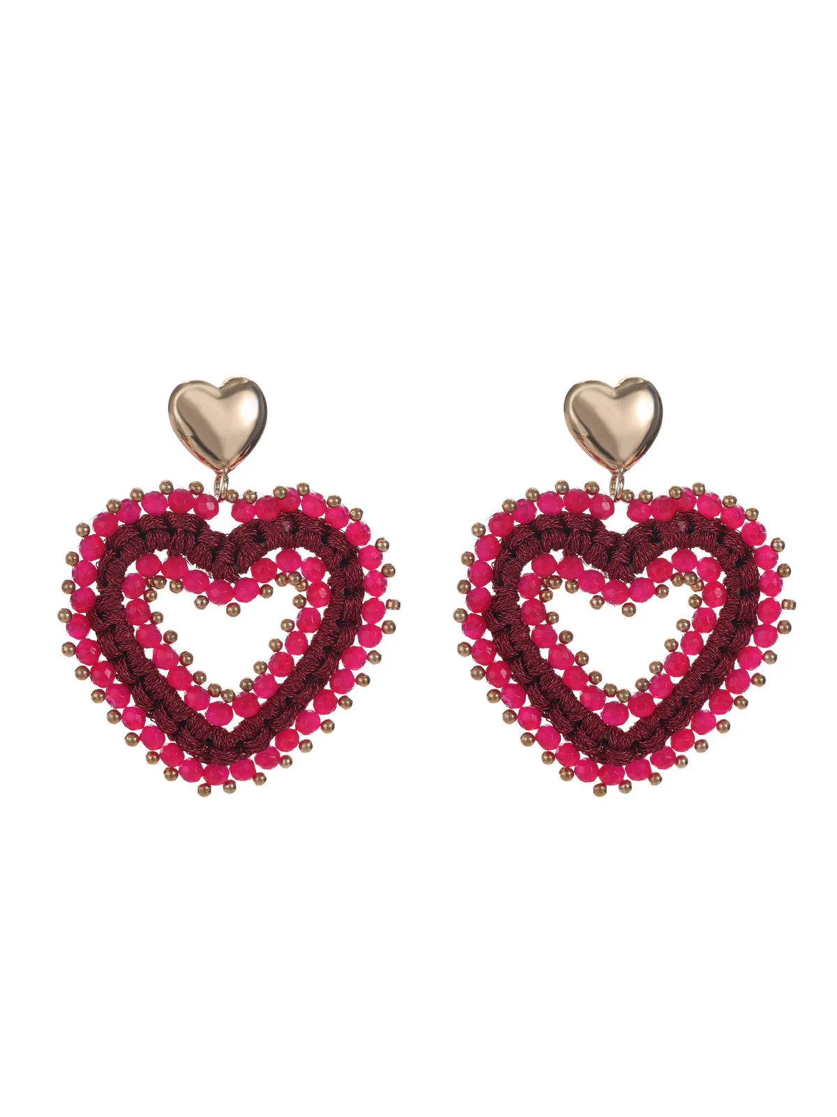 Roze Hanger oorbellen