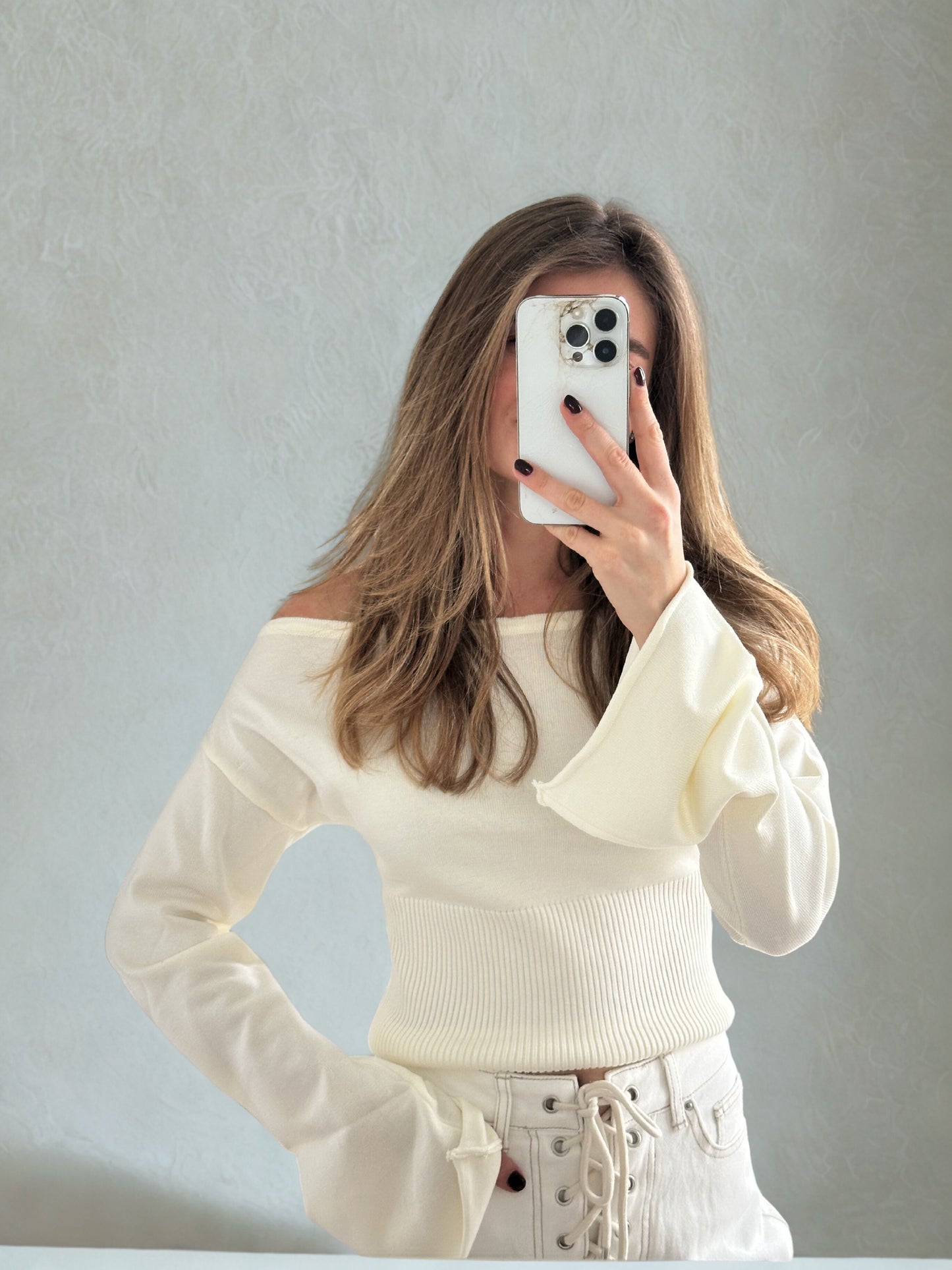 off shoulder top wit