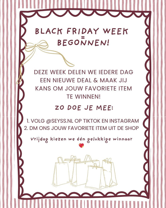 Black Friday Week by Seyss