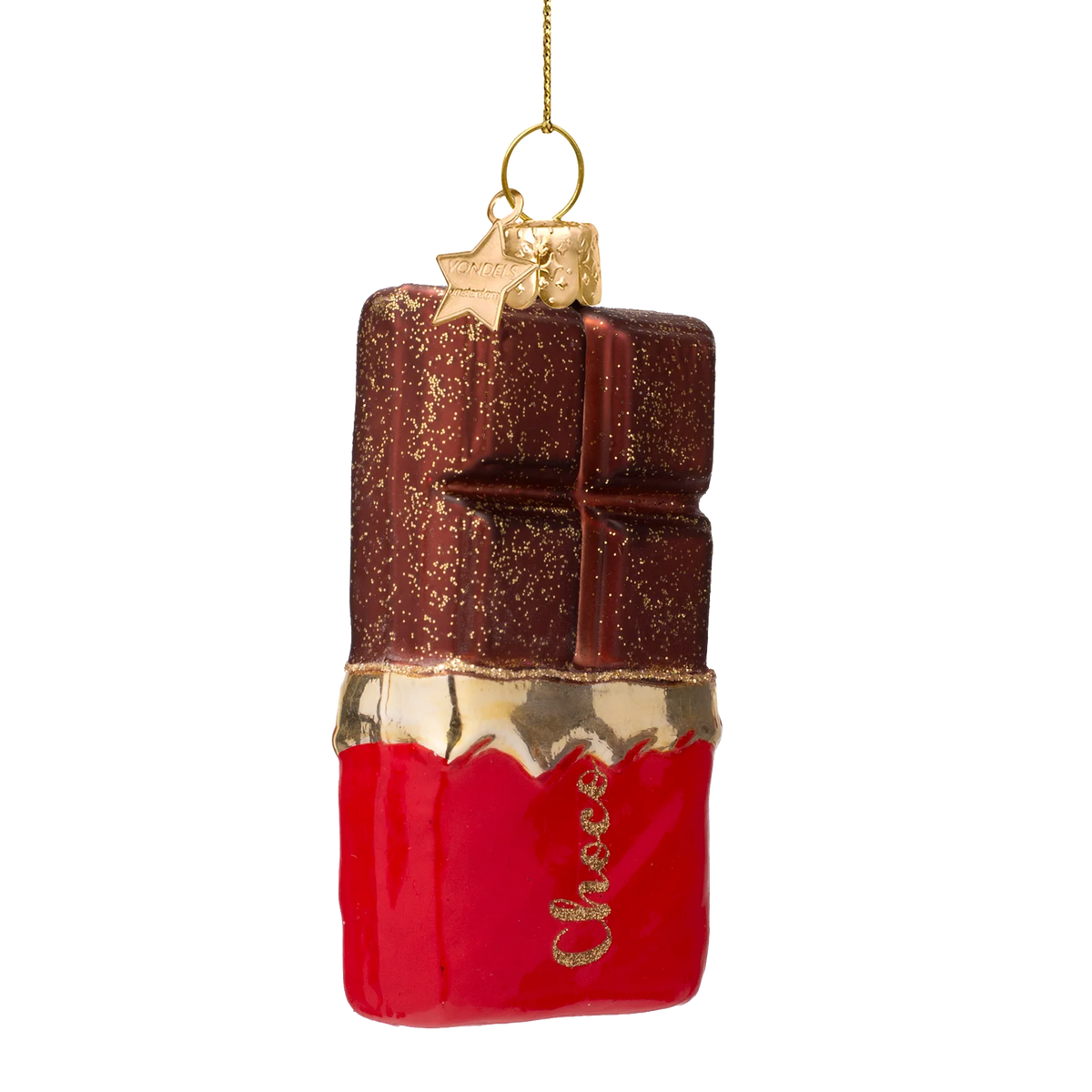 Vondels  - Chocolade Reep Kerst Ornament
