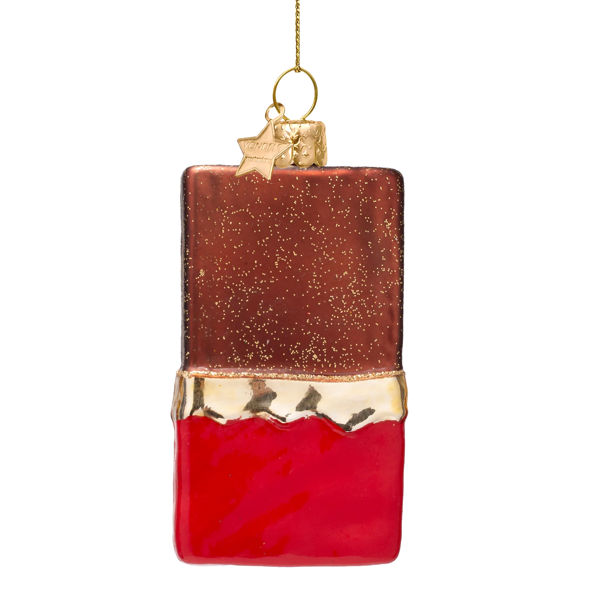 Vondels  - Chocolade Reep Kerst Ornament