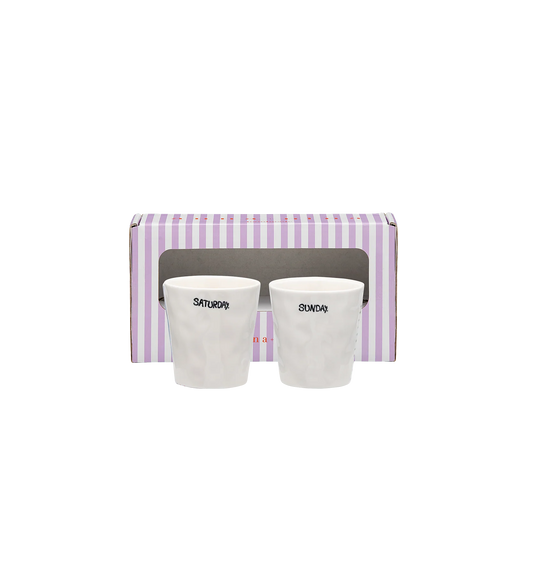 Anna + Nina - Weekend Coffee Cup Set of 2