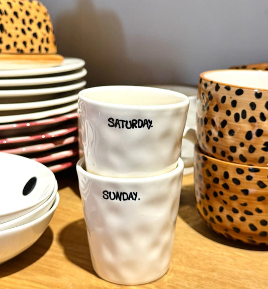 Anna + Nina - Weekend Coffee Cup Set of 2