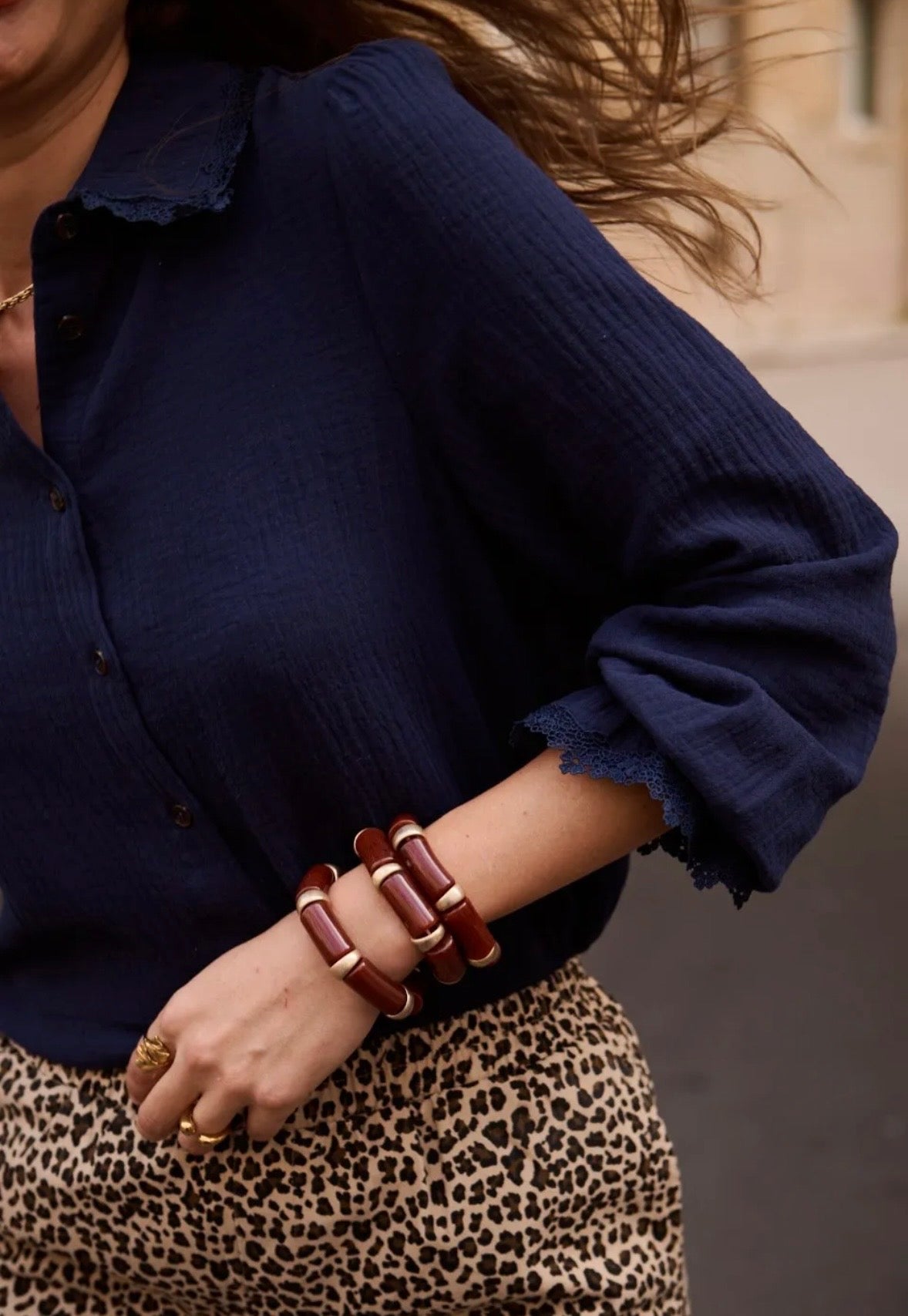 Blouse - Marine