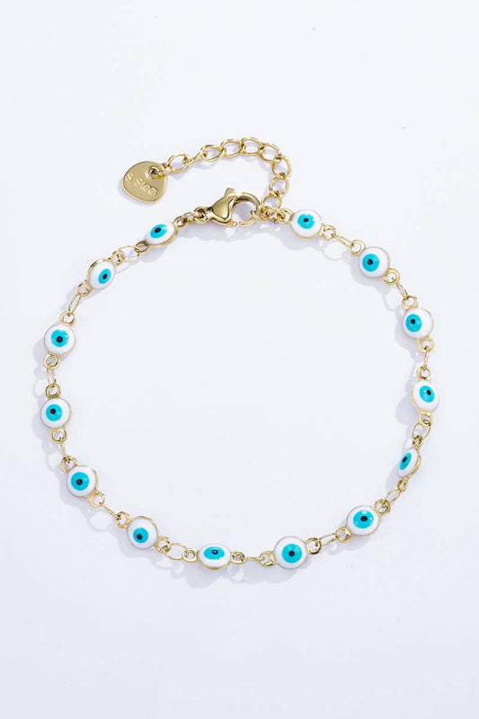 Goudkleurige Armband - Light Blue Eye - Seyss