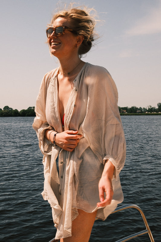 Beige blouse 