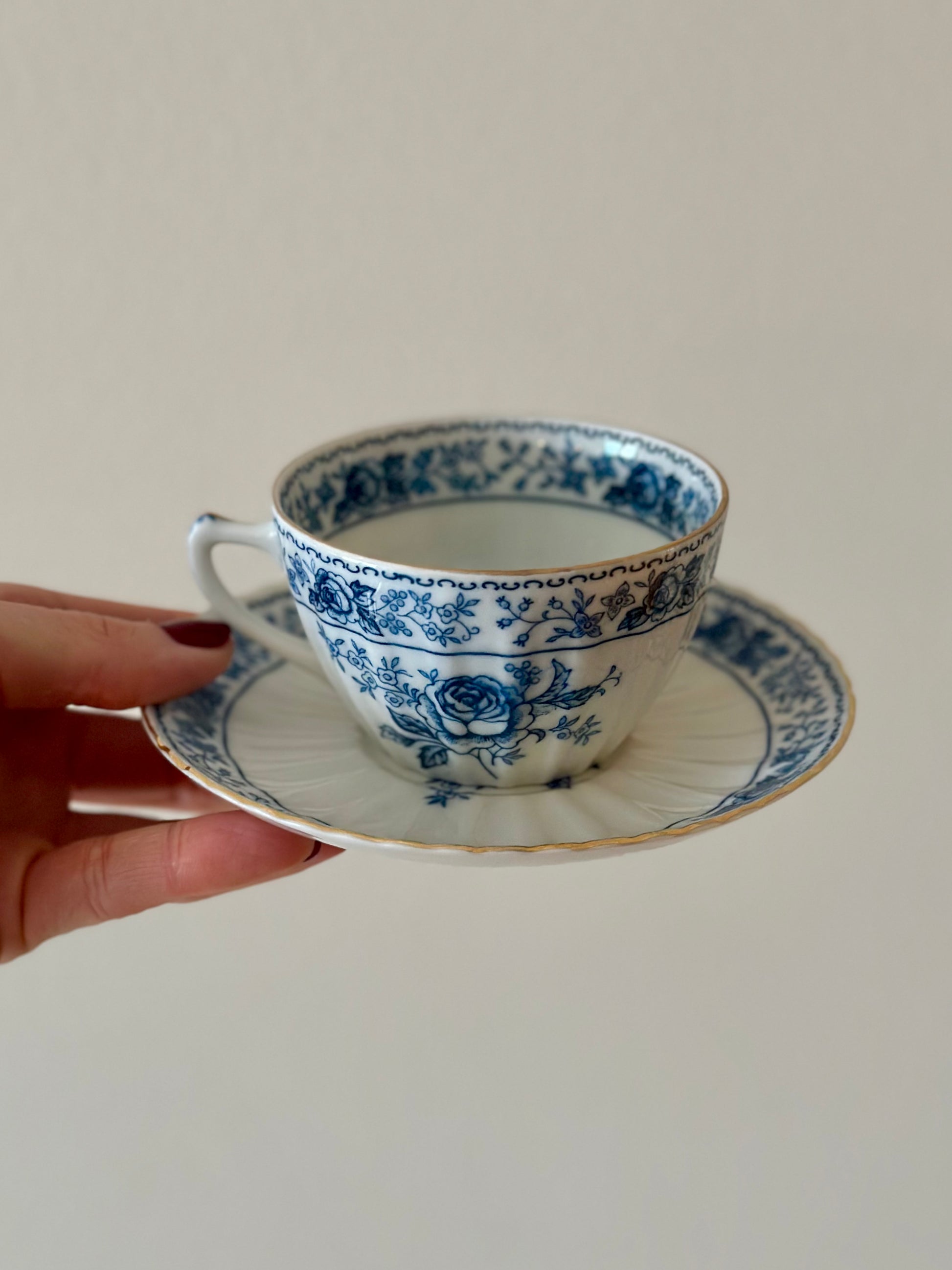  Blauwe koffie kopjes