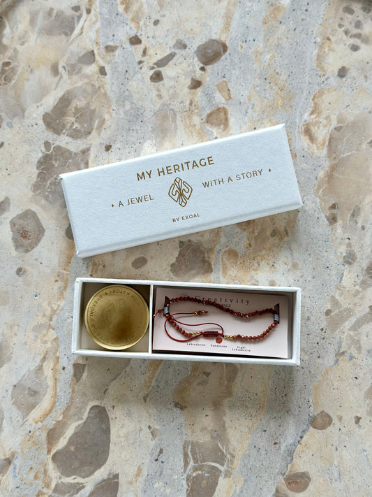 Bordeaux rood armband 