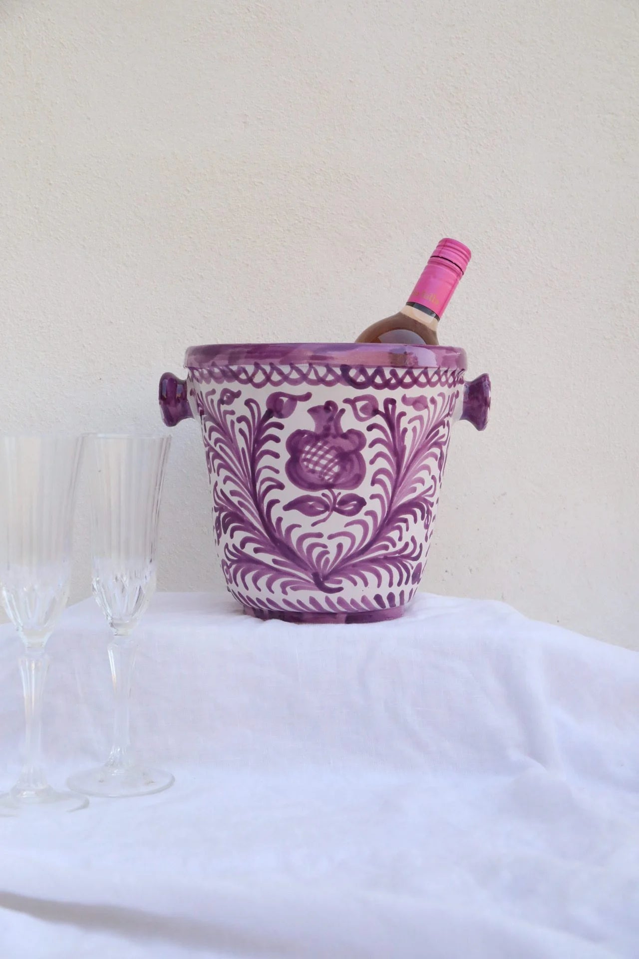 Champagnebucket paars