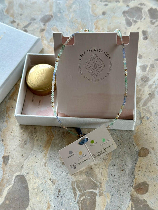 Edelsteen ketting 
