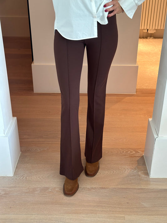 Flare broek Bruin