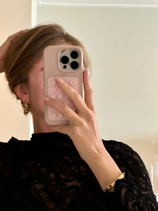 Goudkleurige gekleurde oorbellen 