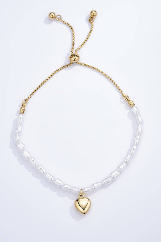 Parelarmband met Hartje - Emma - Seyss