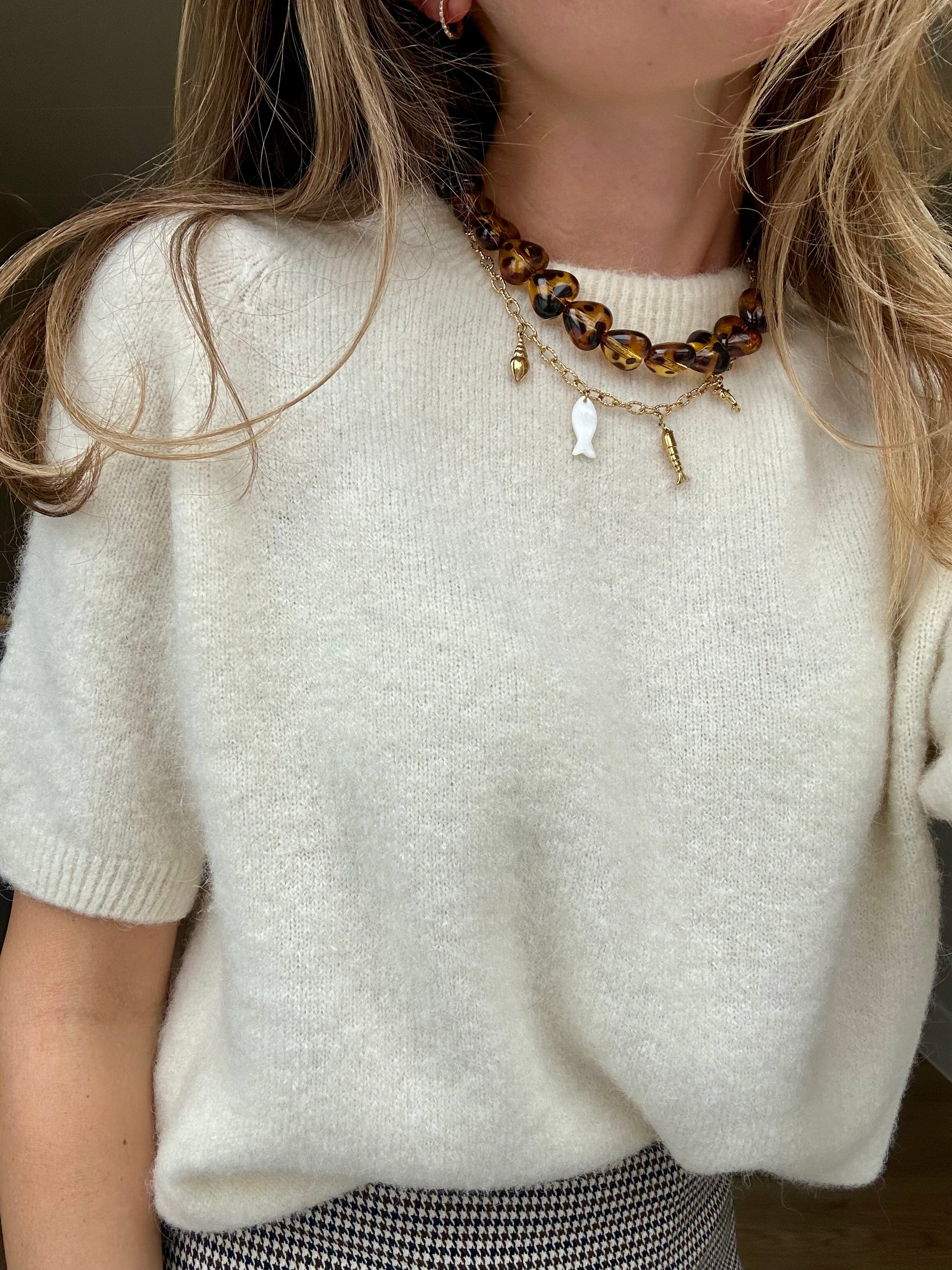 Hartjes Kralen ketting