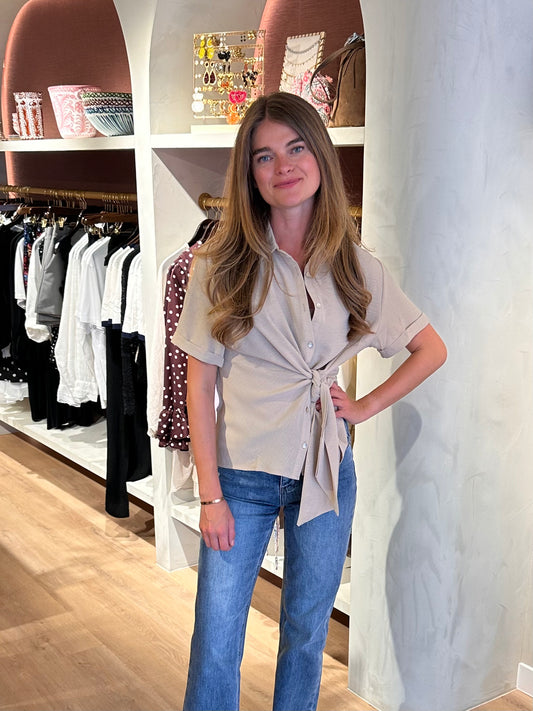 Camel Blouse -  Zur