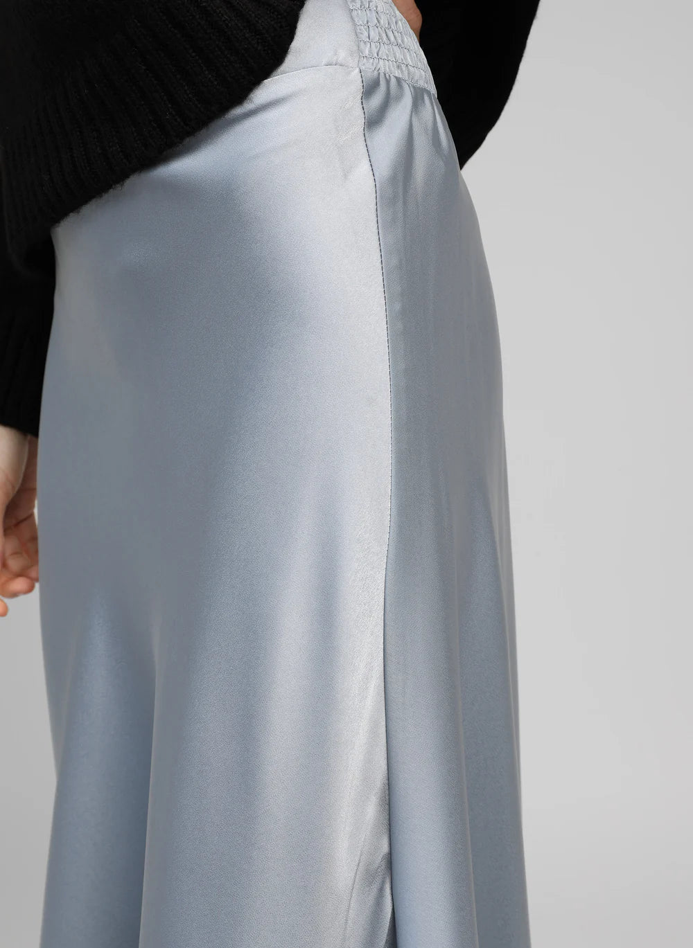 Lange rok blauw
