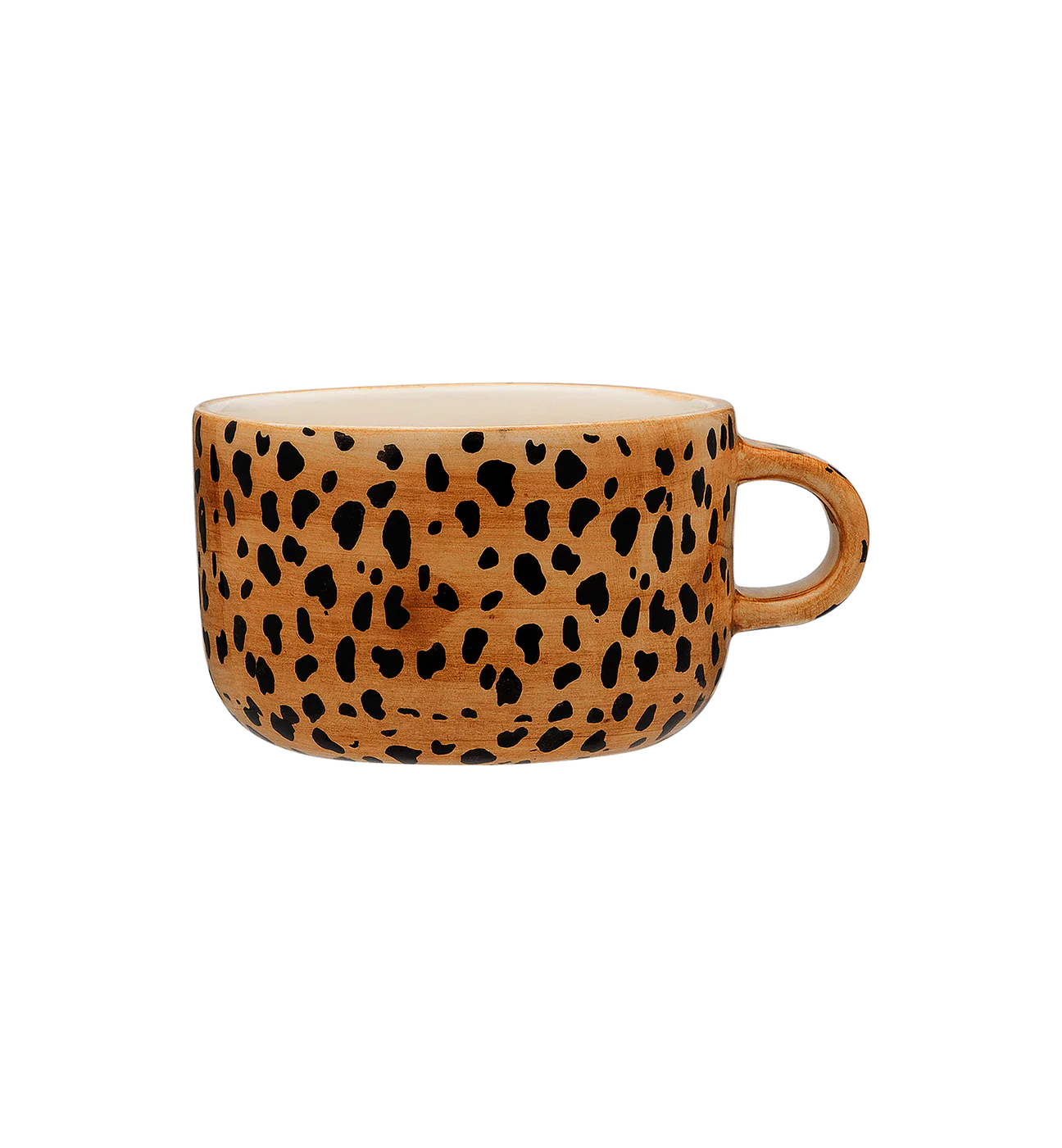 Leopard cappuccino mug