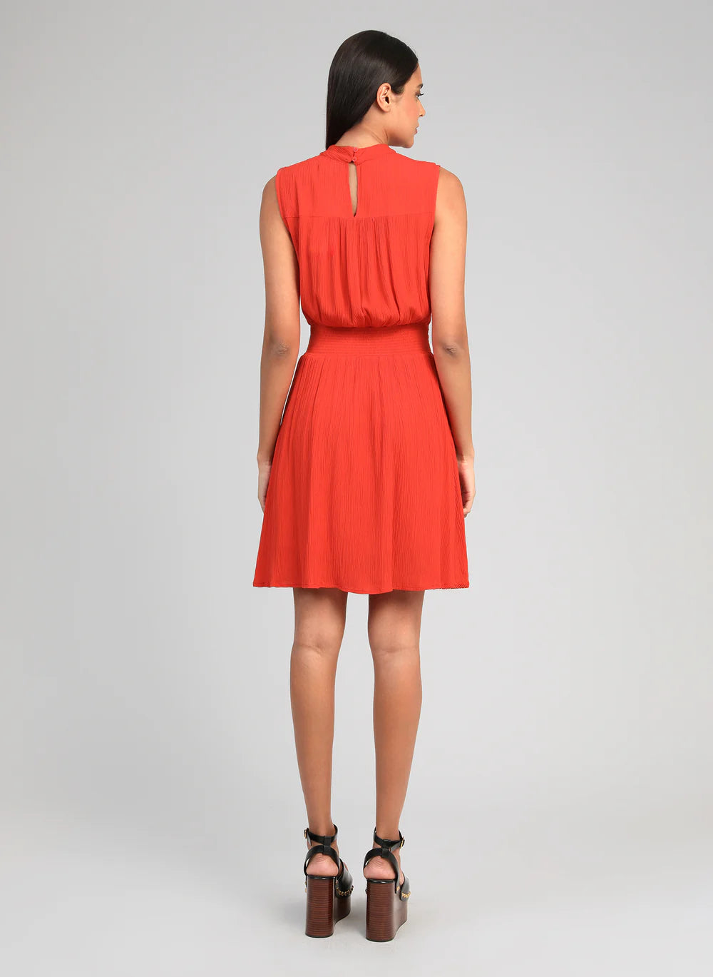 Oranje jurk