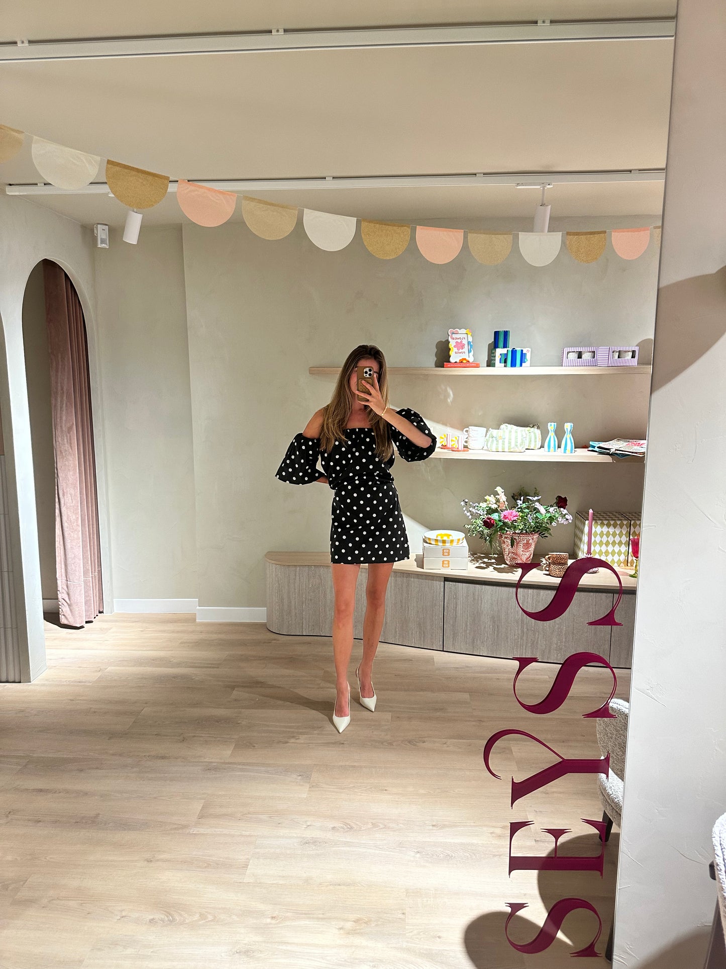 Polka dot dress 