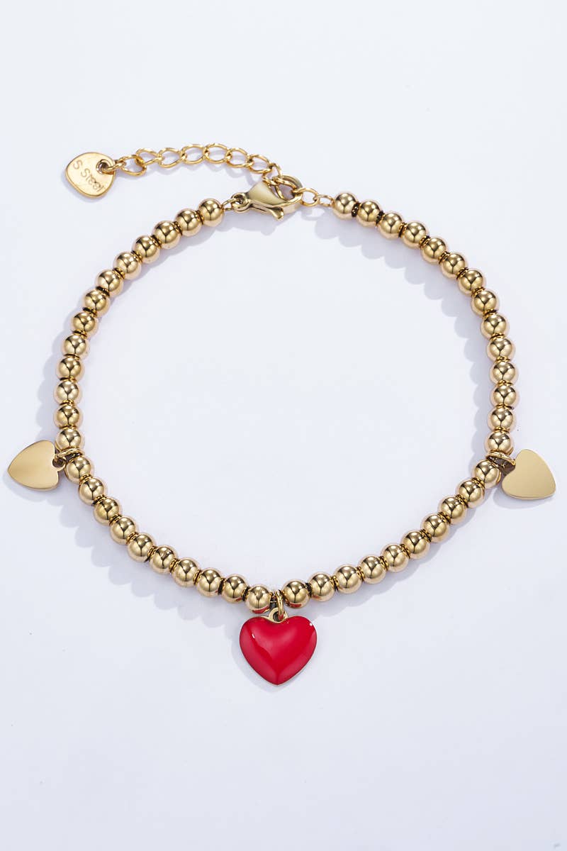 Goudkleurige Armband met Hartje - Mila - Seyss