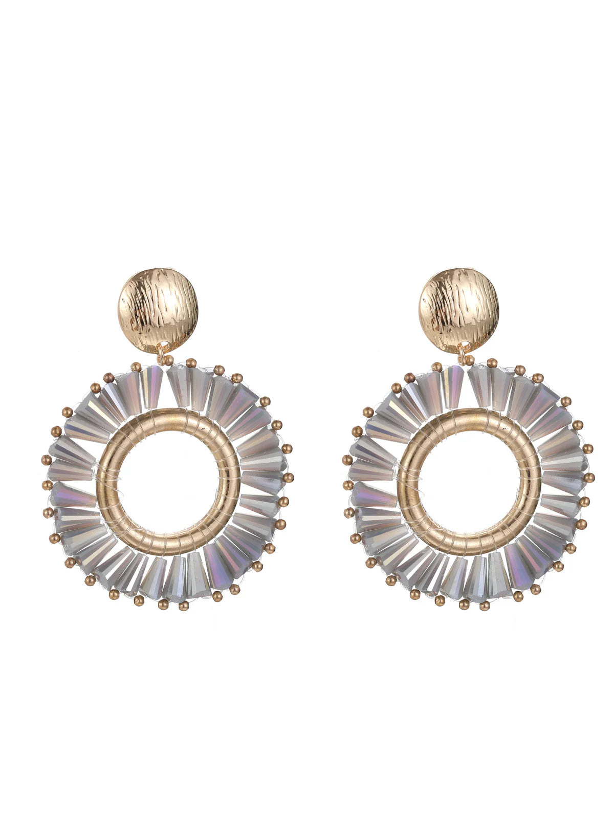 Ronde hanger oorbellen 