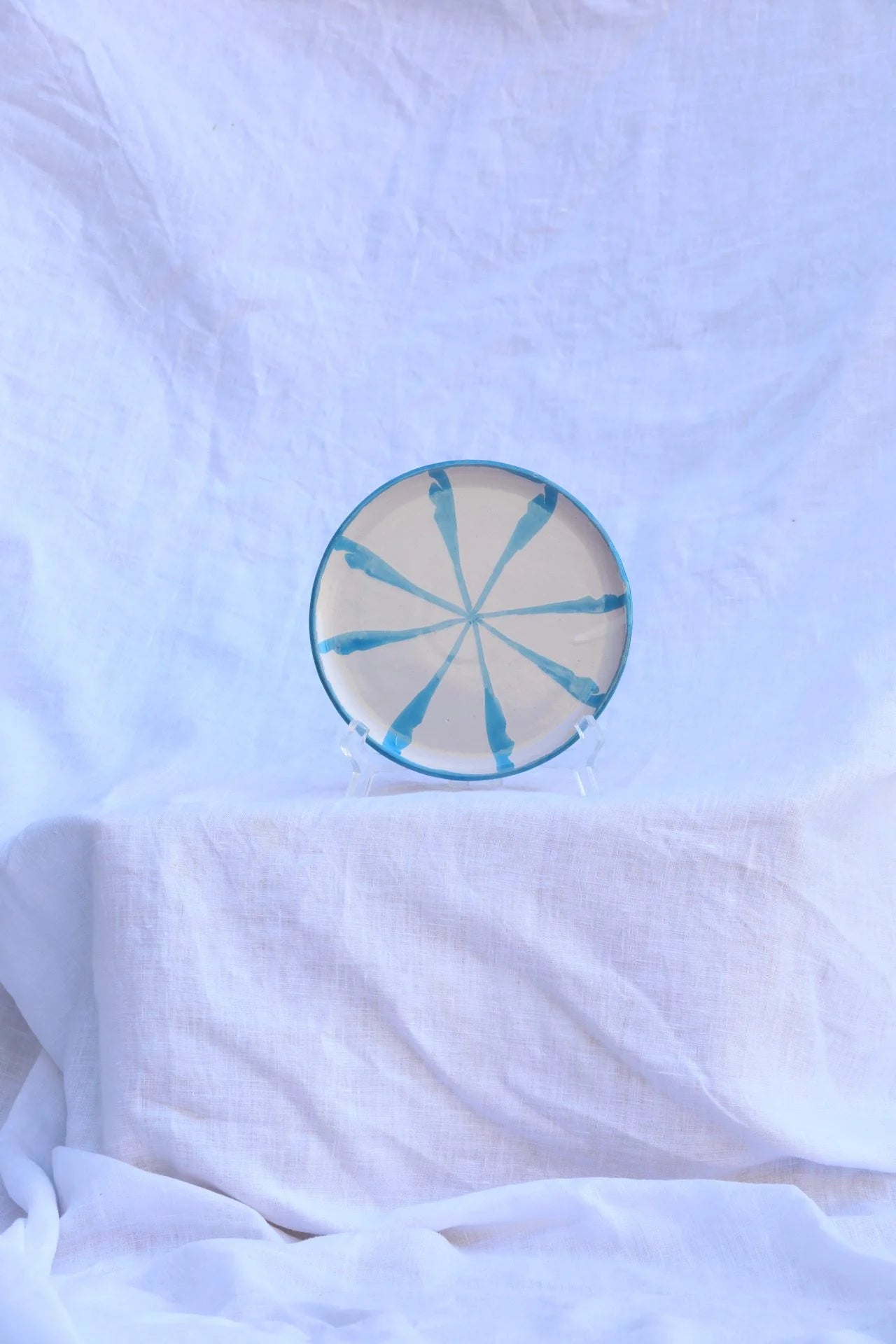 side plate licht blauw 