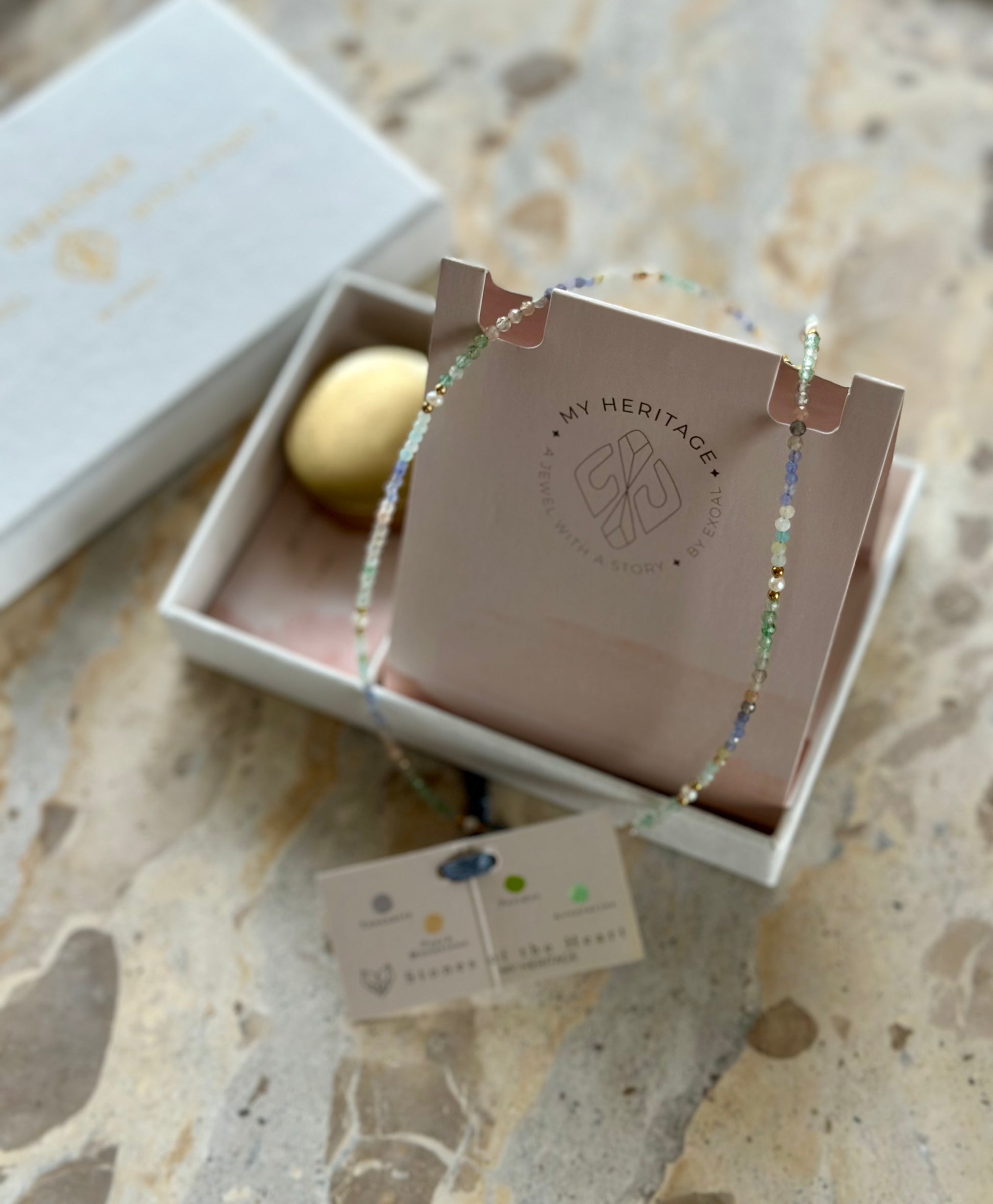 Stones of the heart ketting