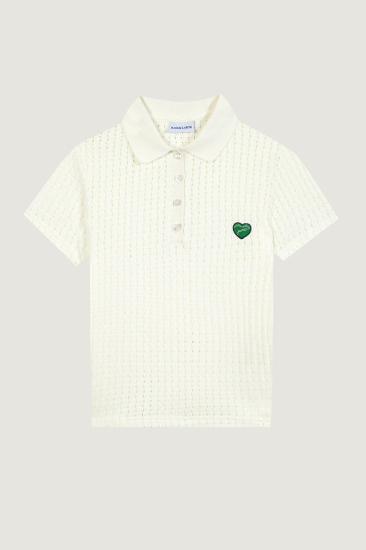 Witte polo