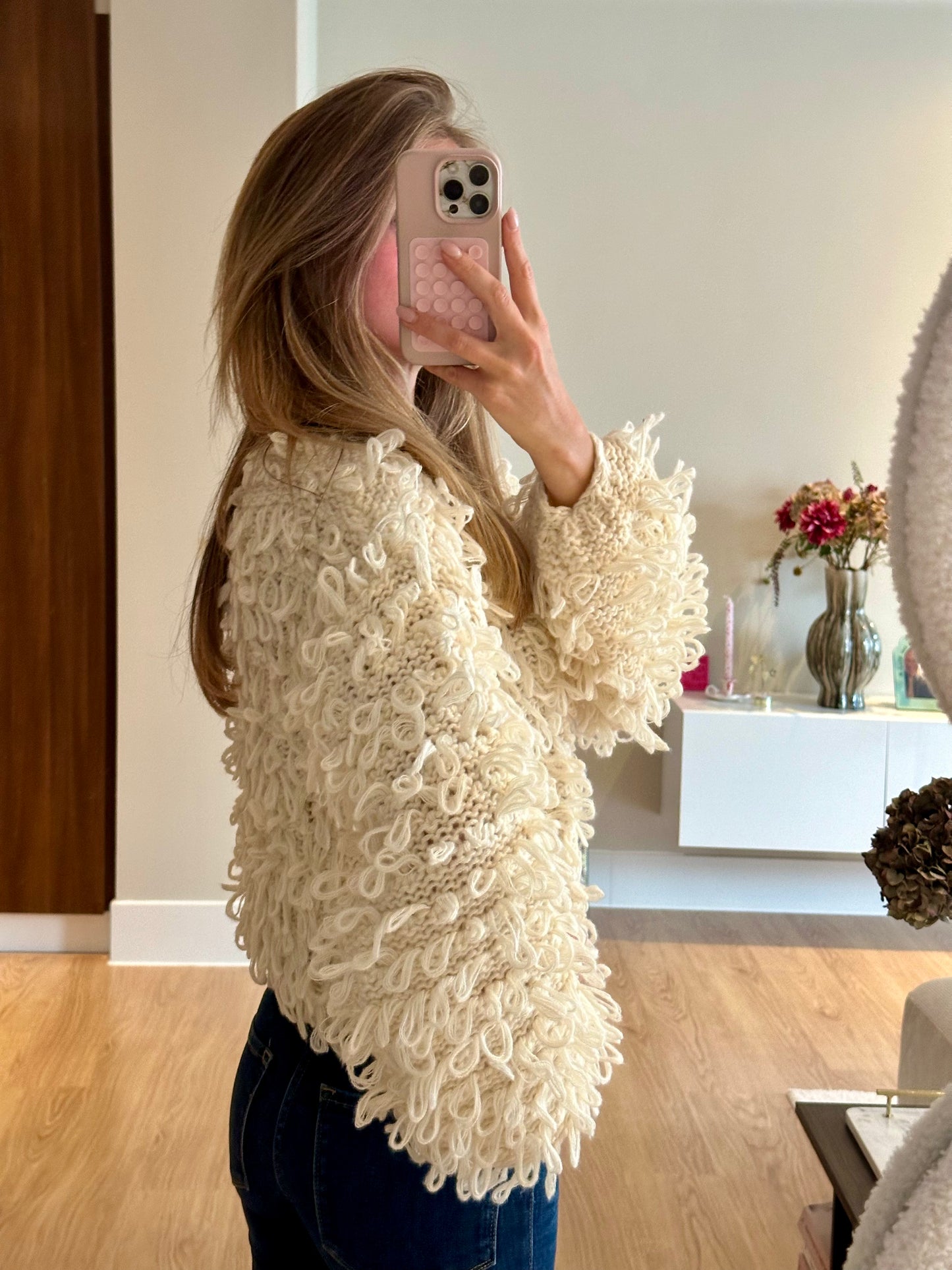 Fluffy speels vestje