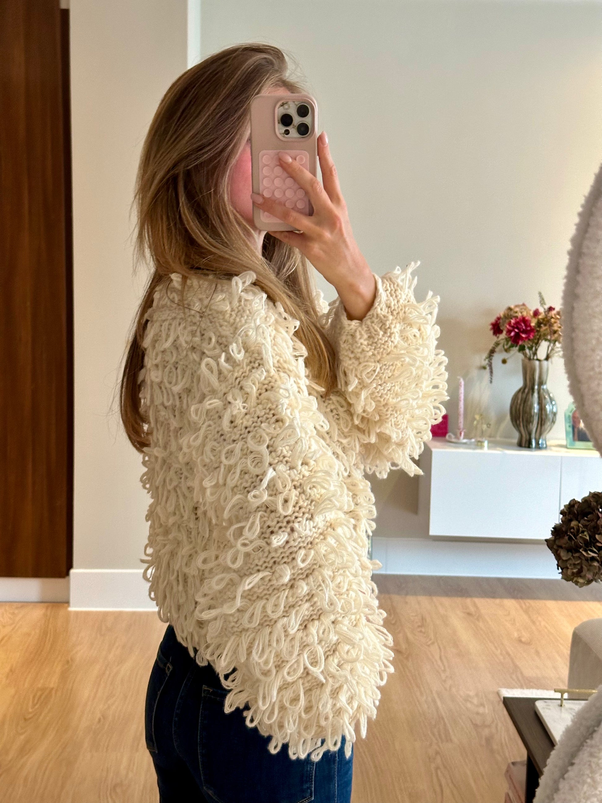 Fluffy speels vestje