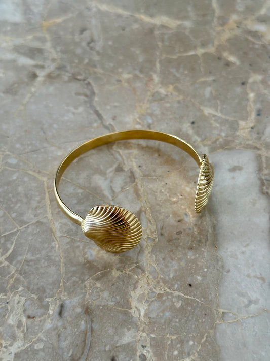 gouden schelpen armband 