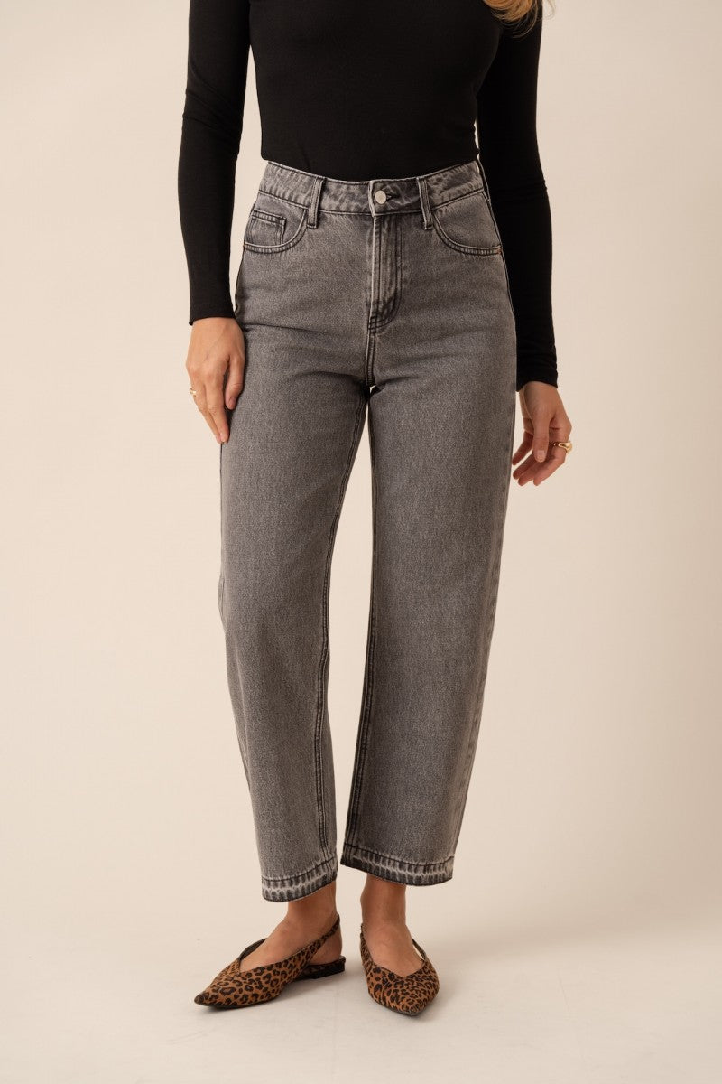 Tapered Jeans - Berry