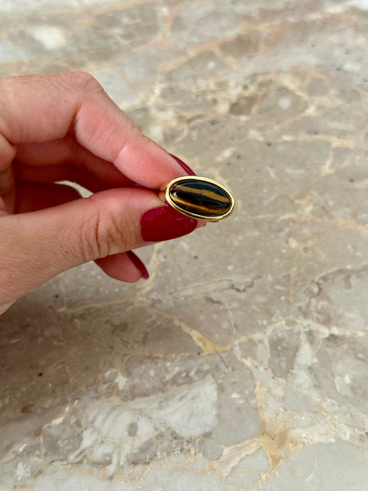 tijger oog ring